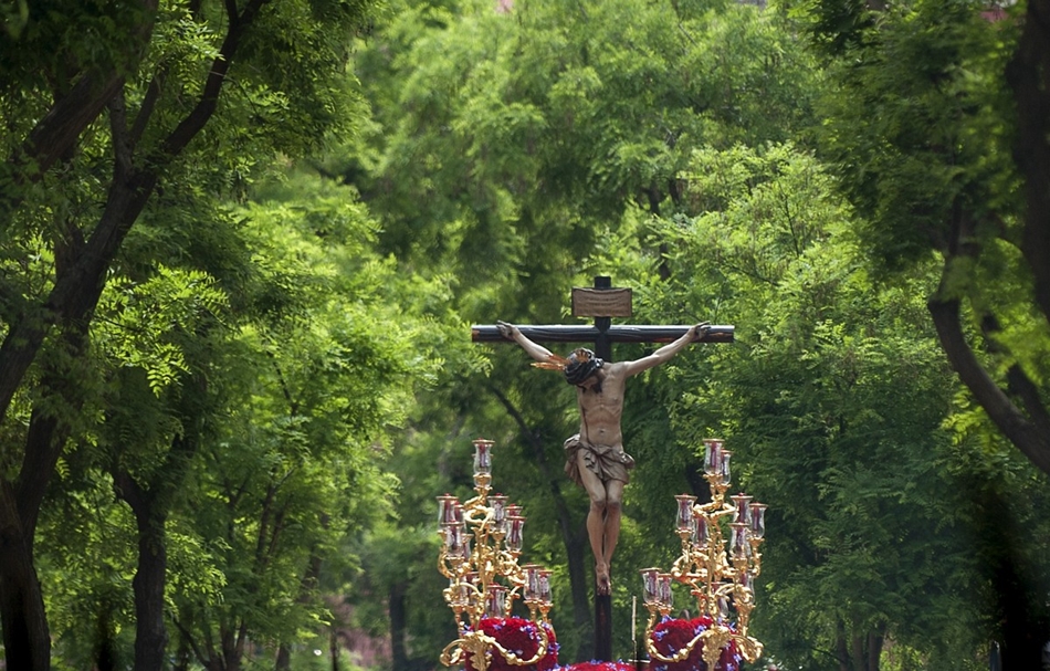 Sevilla, Spanyolország - körmenet